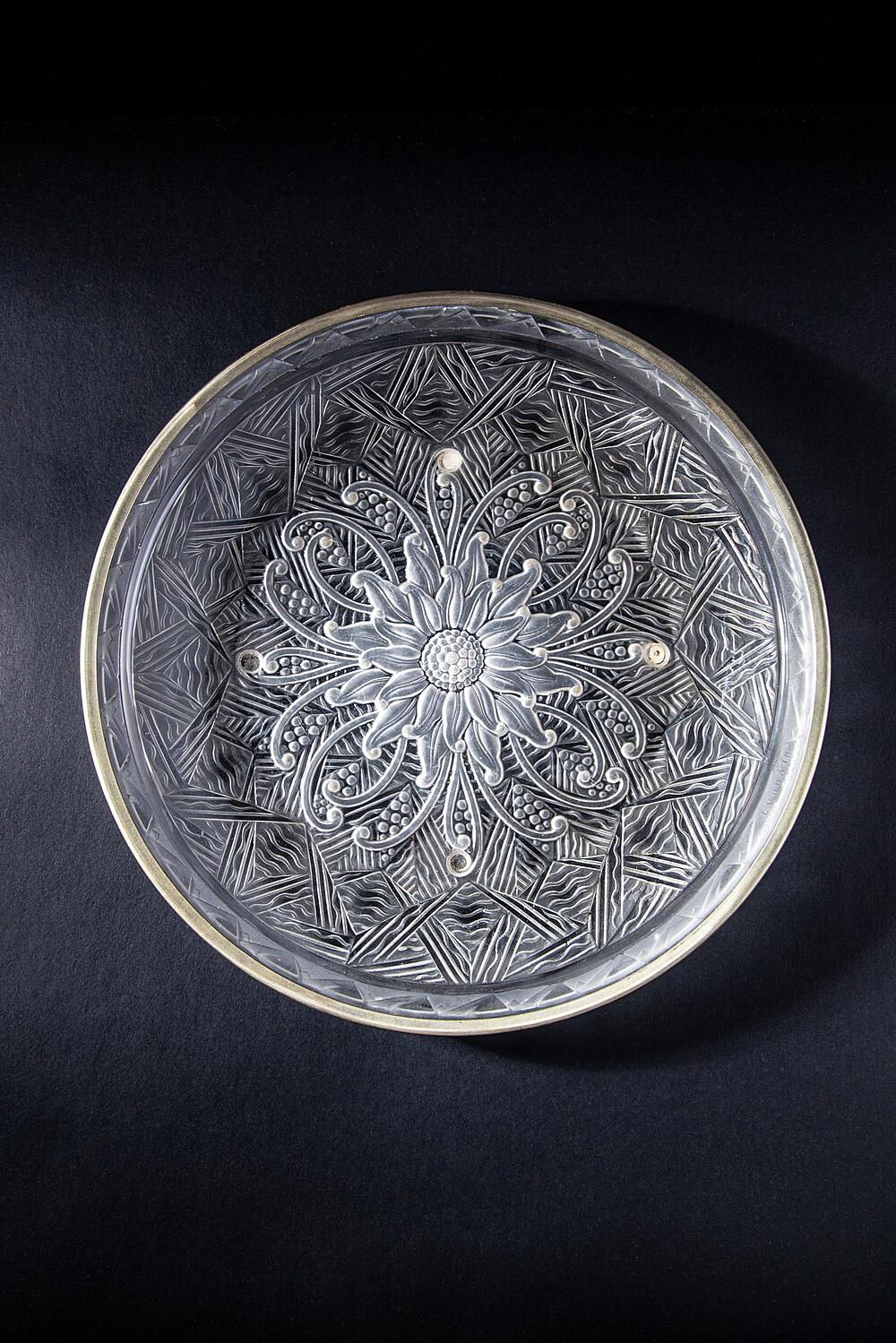 Блюдо «Flore», хрусталь, мануфактура Lorrain Nancy