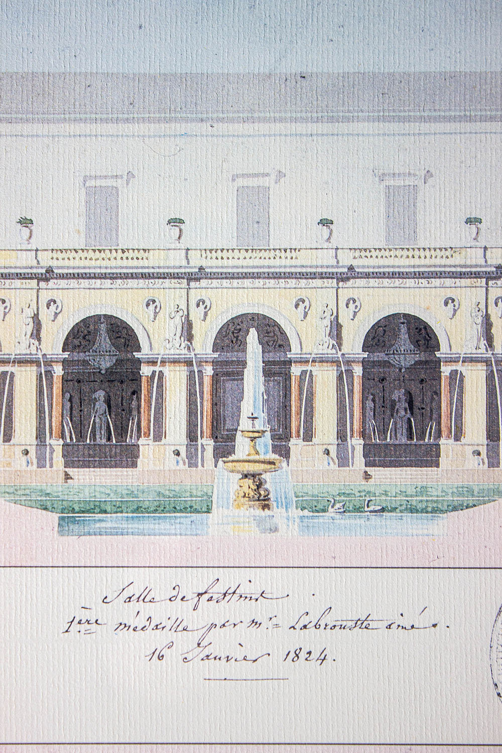Планы архитектурных сооружений «Эколь» 1824 и 1899 гг.