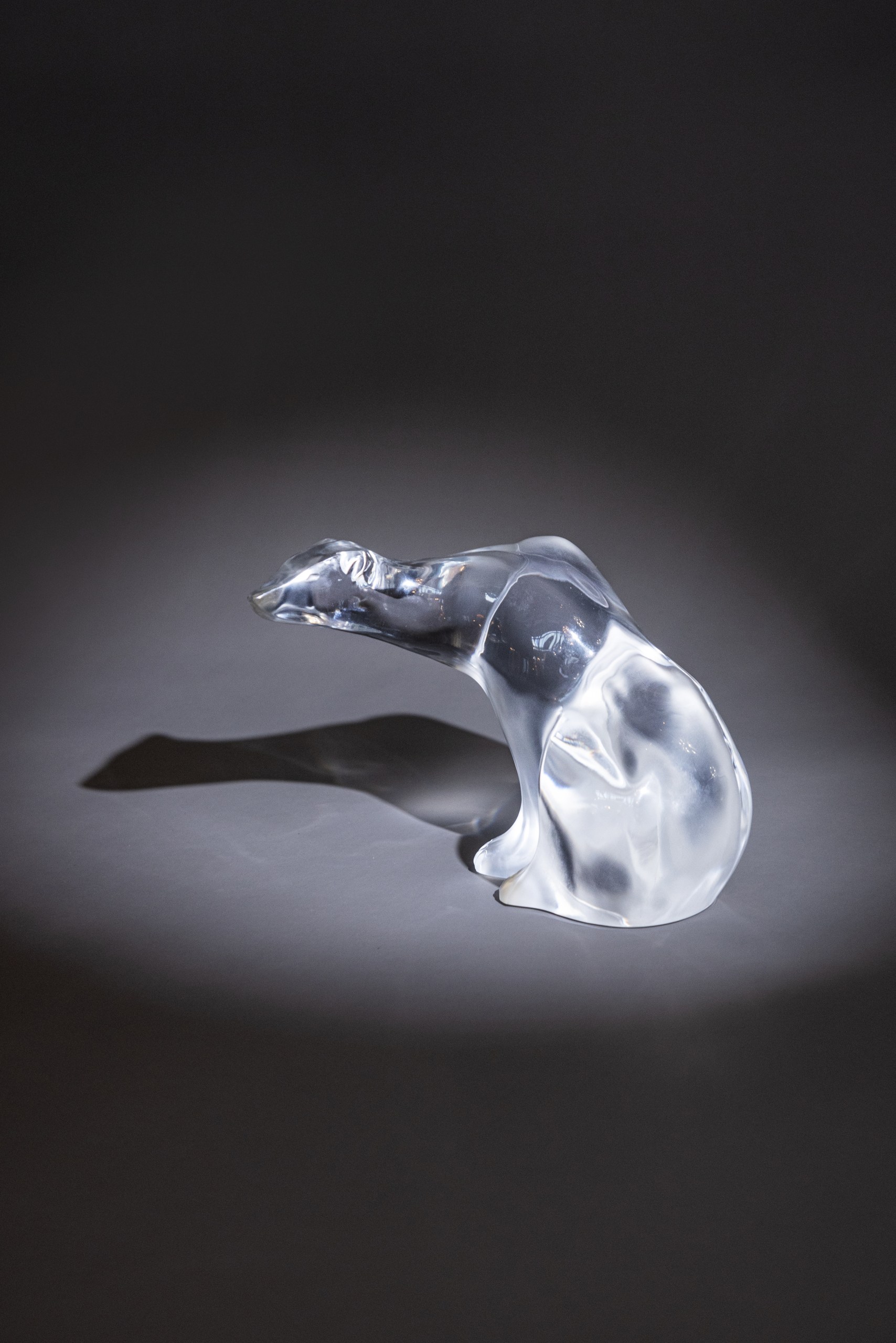 Скульптура белого медведя, Lalique
